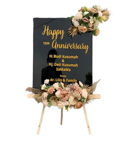 Papan Bunga Akrilik Karangkates