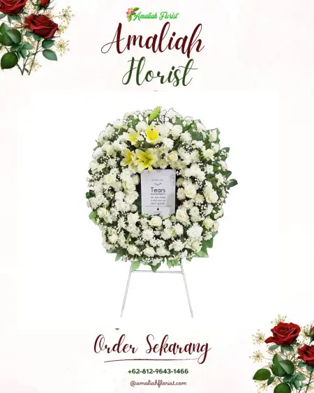 Krans Bunga Duka Karangkates